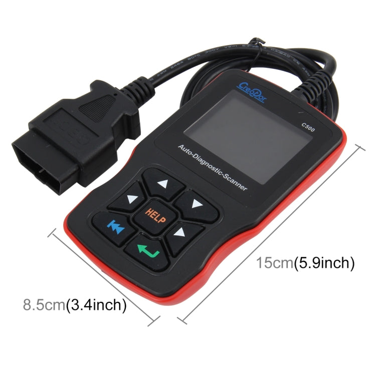 C500 Code Scanner 320*240 Pixel Display Car Scanner Fault Code Reader Scanner Update Online Automotive Diagnostic Tool, Support SD card, C500 C500 Code Scanner 320*240 Pixel Display Car Scanner Fault Code Reader Scanner Update Online Automotive Diagnostic Tool, Support SD card, C500